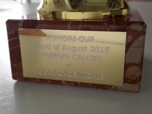 International Friendly becomes ‘Rumori Cup’ challenge!